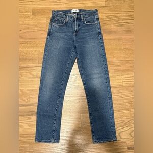 Agolde Classic Indigo Straight Leg Jeans